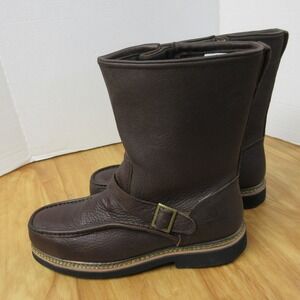 THOROGOOD Steel Toe Waterproof Brown Leather Work Boots Size 11.5 Wide 804-4918